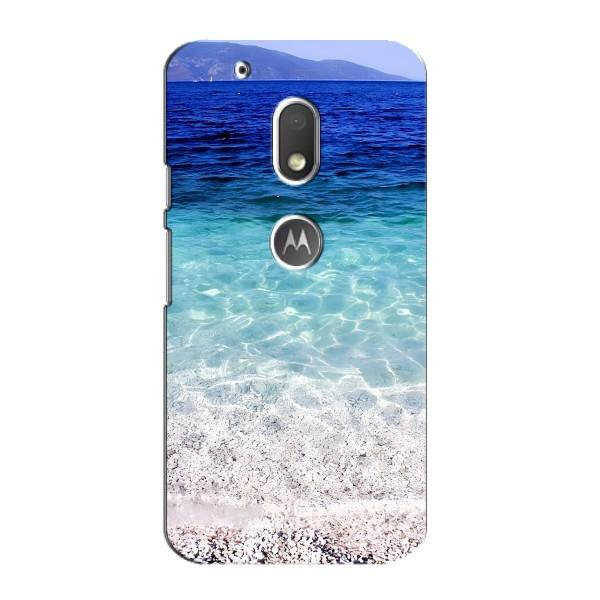 Силиконовый чехол с КАРТИНКАМИ лето для Motorola MOTO G4 Play (AlphaPrint) – Море