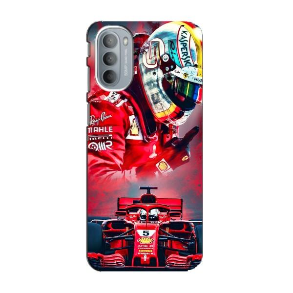 Чохли з Машинами на Моторола МОТО Г41 (VPrint) – Гонщик