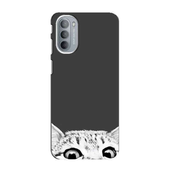Чехол на Мото G41 с Котами (VPrint) – Выглядывает кот