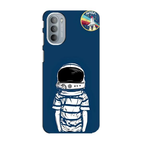 Чохол NASA для Motorola MOTO G41 (AlphaPrint) – Хлопчик в шоломі