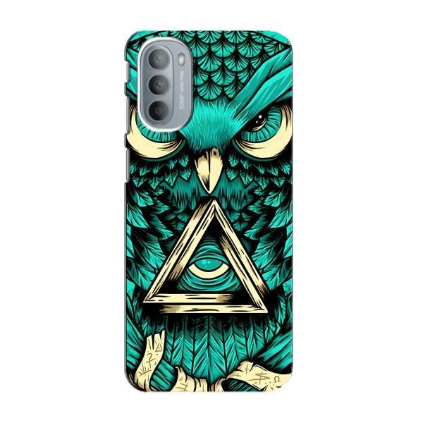 Чехол с птицами на Motorola MOTO G41 (VPrint) – Сова с глазом