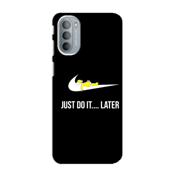 Чехол с логотипом Найк на Motorola MOTO G41 – Nike just do it