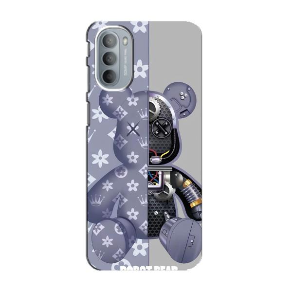 Крутые Чехлы Луи Виттон для Motorola MOTO G41 (AlphaPrint) – Робот Мишка