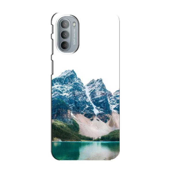 Силиконовый чехол с КАРТИНКАМИ лето для Motorola MOTO G41 (AlphaPrint) – Гори