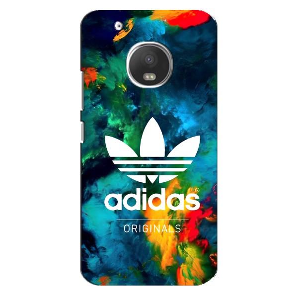 Чехлы Адидас для Motorola MOTO G5 Plus (AlphaPrint) – Яркий Адидас