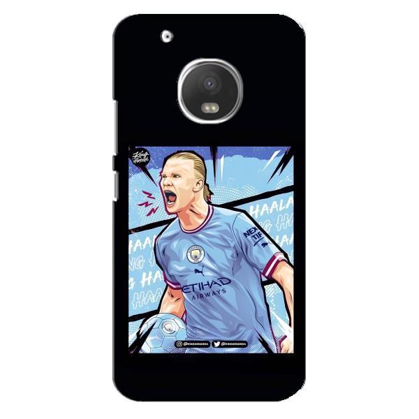 Чехлы с футболистом Ерлинг Холанд для Motorola MOTO G5 Plus (AlphaPrint) – гол Эрлинг Холланд