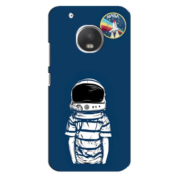 Чехол NASA для Motorola MOTO G5 Plus (AlphaPrint) – Мальчик в шлеме