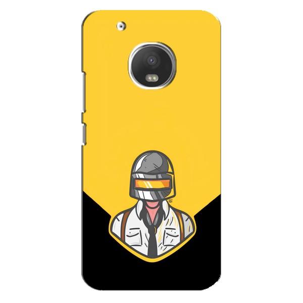 Чехол PUBG для Моторола МОТО Ж5 Плюс (AlphaPrint) – Пабг в шлеме