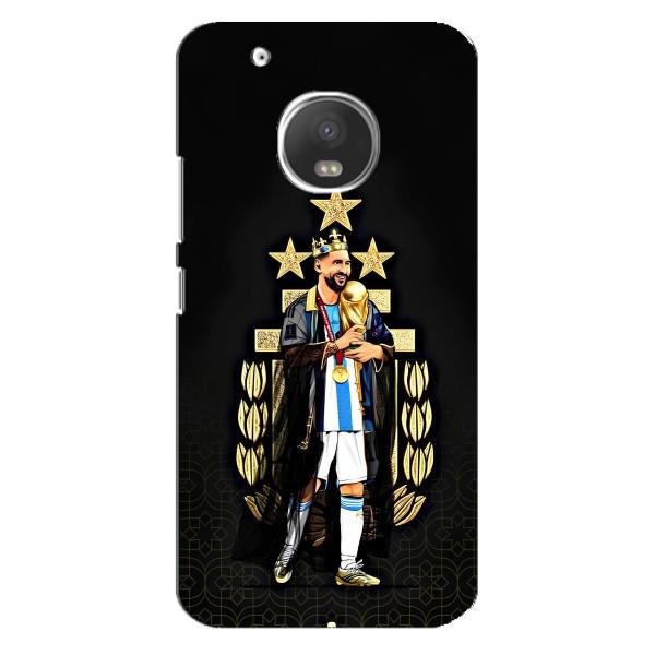 Чохли для Motorola MOTO G5 (Leo чемпіон) (AlphaPrint) – Мессі Король