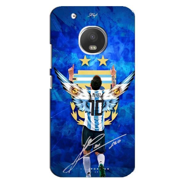 Чохли для Motorola MOTO G5 (Leo чемпіон) (AlphaPrint) – Мессі збірна