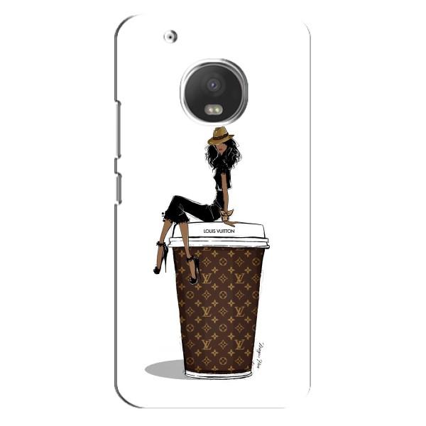 Чехлы Луи Витон для Motorola MOTO G5 (AlphaPrint - LOUIS VUITTON) – кофе LOUIS VUITTON
