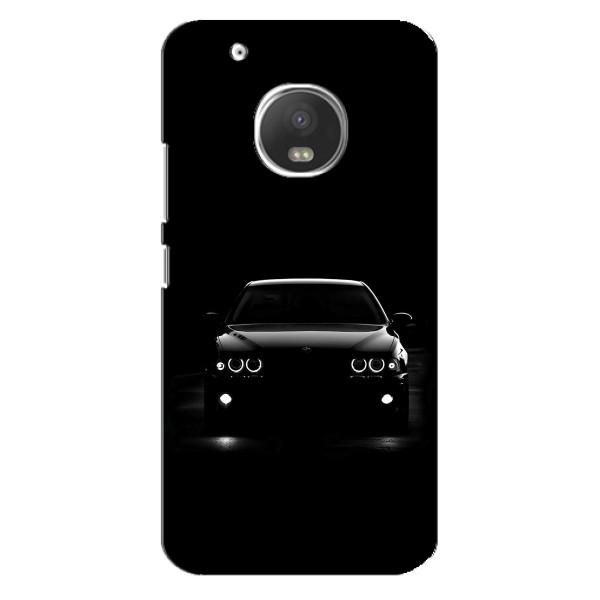 Чехол для Мото G5 - с принтом БМВ (AlphaPrint) – Машина BMW