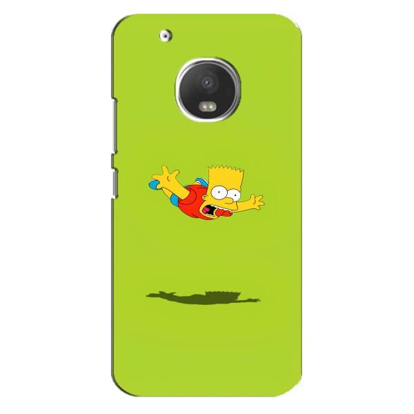 Чехол с Симпсонами для Motorola MOTO G5 (VPrint) – Барт Симпсон