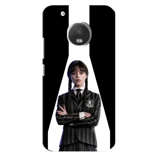 Чехлы Венсдей на Motorola MOTO G5 Уэнсдей (AlphaPrint) – W-Wednesday