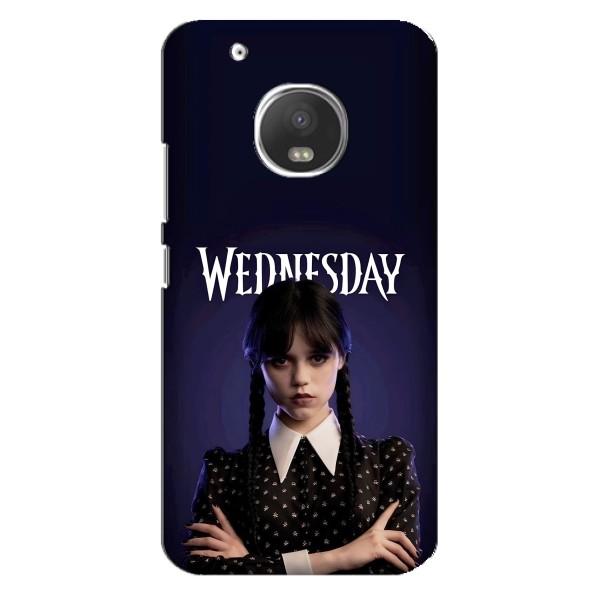 Чехлы Венсдей на Motorola MOTO G5 Уэнсдей (AlphaPrint) – Wednesday