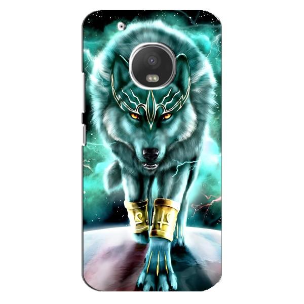 Защитные чехлы для Мото G5 (AlphaPrint) (ХИТ продаж) ВОЛК – Яркий волк