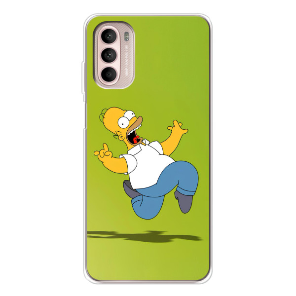 Чехол с Симпсонами для Motorola MOTO G52 (VPrint)
