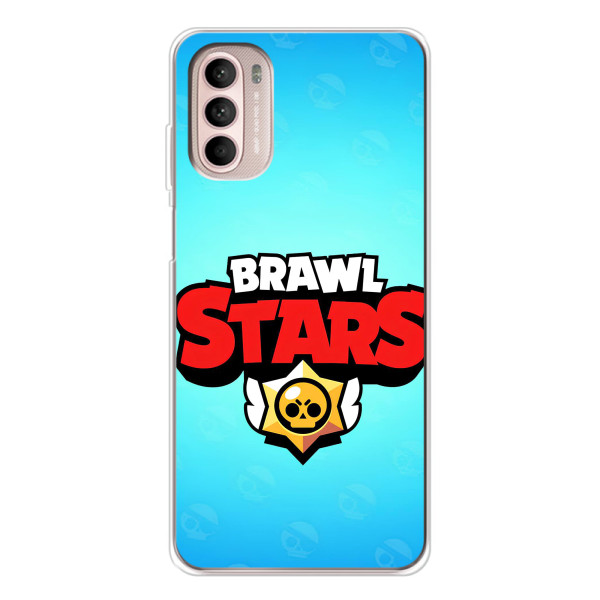 Силиконовый Чехол на Motorola MOTO G52 с картинкой Brawl Stars – Бравл Старс