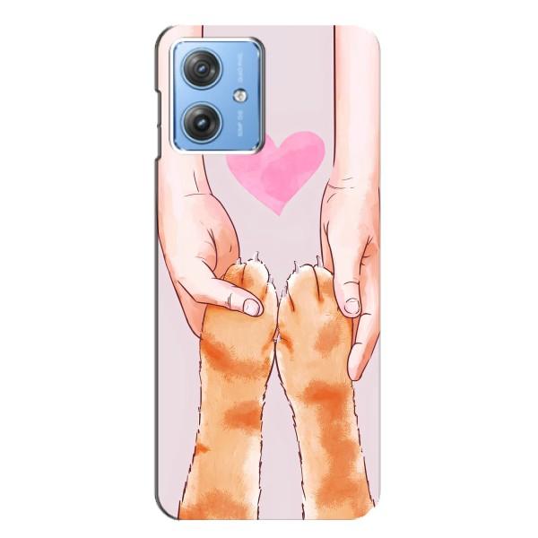 Чехол на Мото Джи 54 с Котами (VPrint) – Любовь к котикам