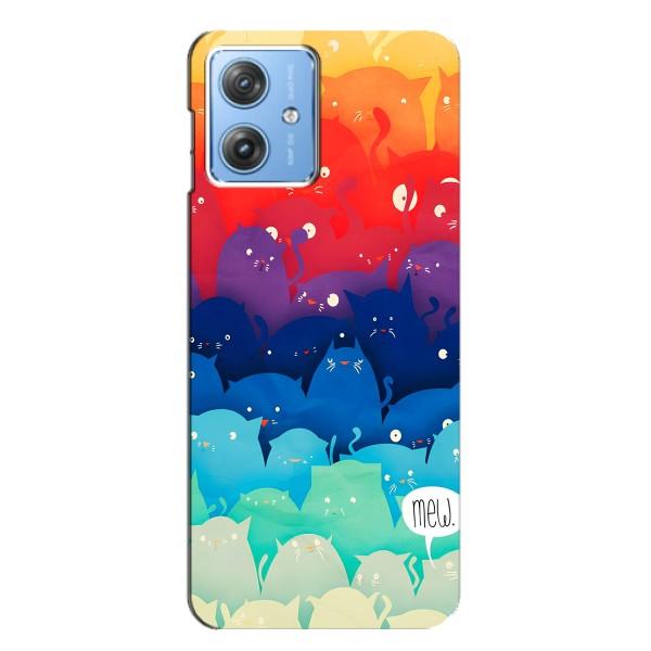 Чехол на Мото Джи 54 с Котами (VPrint) – Mew