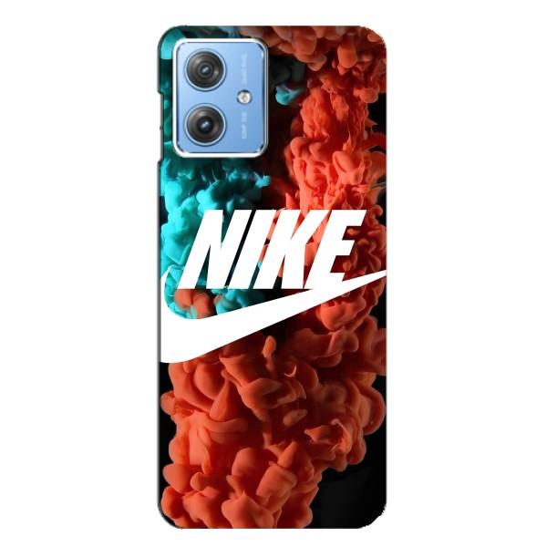 Чехол для Motorola MOTO G54 / G54 Power - с принтом Найк (AlphaPrint) – Дымчатый найк