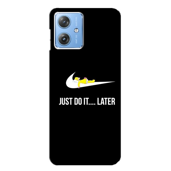 Чехол с логотипом Найк на Motorola MOTO G54 / G54 Power – Nike just do it