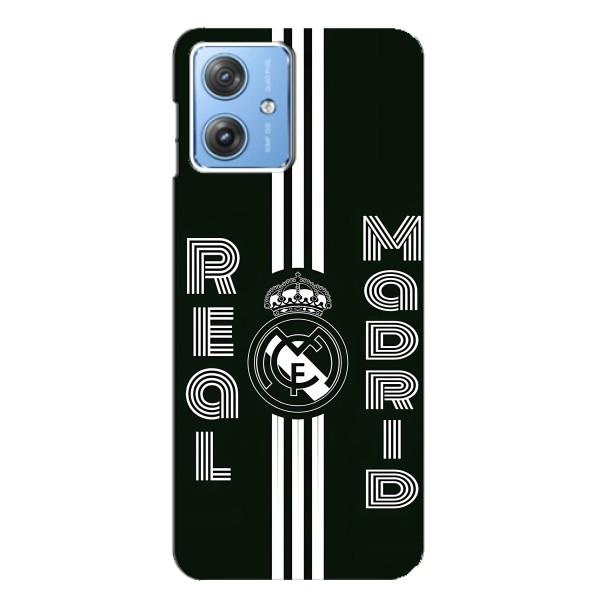 ФК Реал Мадрид чохли для Motorola MOTO G54 / G54 Power (AlphaPrint) – чорно білий Реал