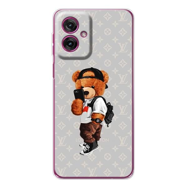 Бренднові Чохли для Motorola Moto G55 - (PREMIUMPrint) – Ведмедик Луі