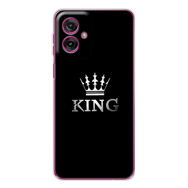 Чехол (Корона на чёрном фоне) для Мото Джи 55 – KING