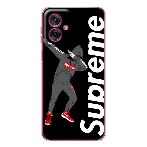 Чехол для Motorola Moto G55 с картинкой Supreme (AlphaPrint)