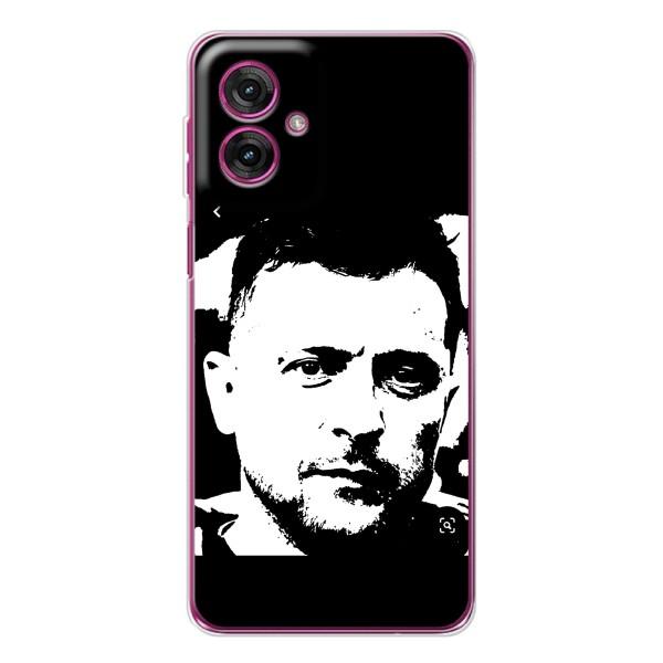 Чехол для Motorola Moto G55 (AlphaPrint - с принтом Зеленского)