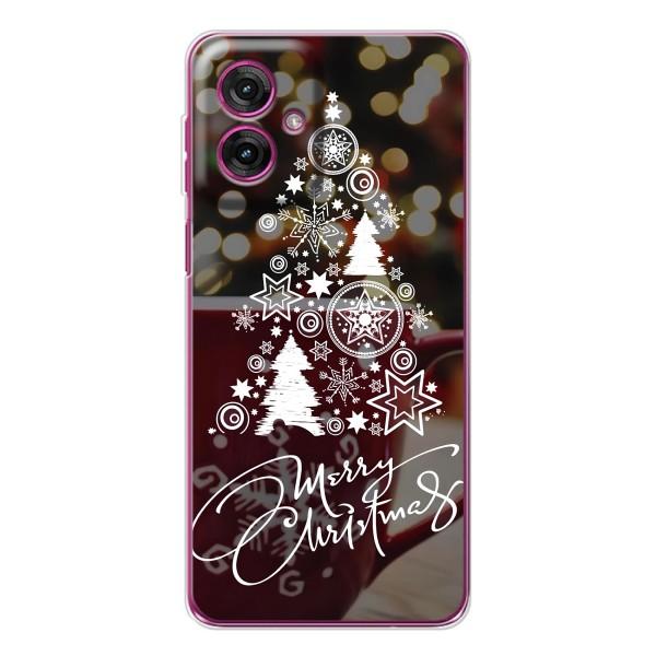 Різдвяні Чохли для Motorola Moto G55 (VPrint) – Ялинка яскрава