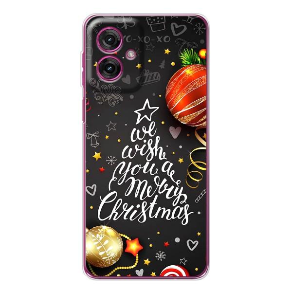 Різдвяні Чохли для Motorola Moto G55 (VPrint) – Ялинка