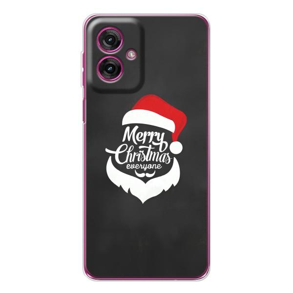 Різдвяні Чохли для Motorola Moto G55 (VPrint) – Санта Крісмас