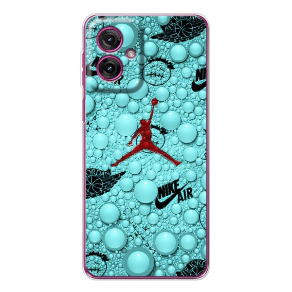 Силиконовый Чехол Nike Air Jordan на Мото Джи 55 – Джордан Найк