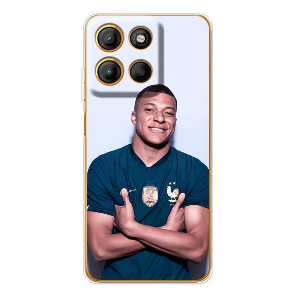 Чехол (TPU) с Футболистом на Motorola MOTO G56 – Мбаппешичка