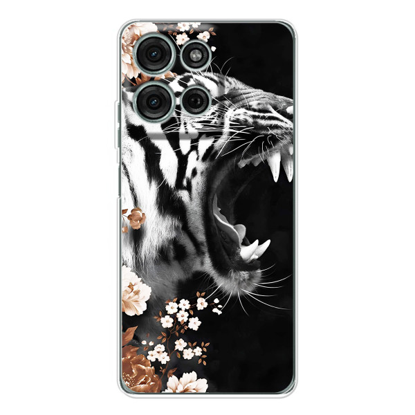 Чехлы с картинками животных Motorola MOTO G56 – Стильный ТИГР