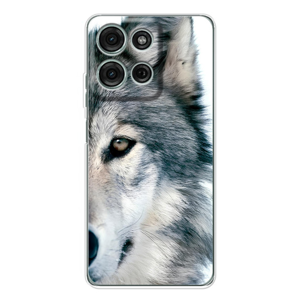 Чехлы с картинками животных Motorola MOTO G56 – Волк