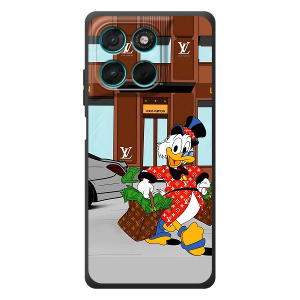 Чехлы для Motorola Moto G57 Power - Скрудж МакДак Louis Vuitton (PREMIUMPrint) – Скрудж ЛВ
