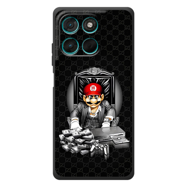 Чехлы с крутыми принтами для Motorola Moto G57 Power - (PREMIUMPrint) – Супер Марио