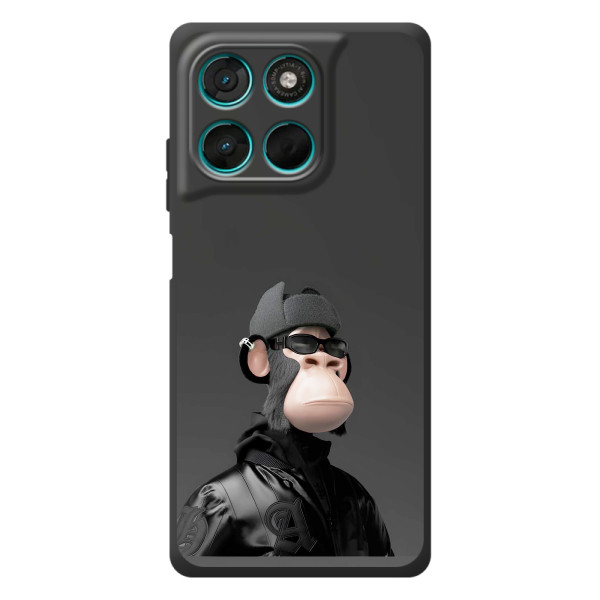 Чехлы с Обезьянами NFT для Motorola Moto G57 Power (AlphaPrint) – стильная обезьяна NFT