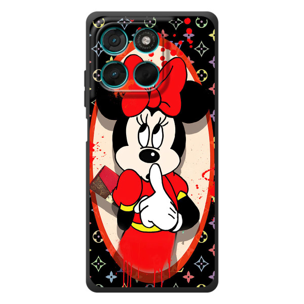 Чехол Disney Mouse Motorola Moto G57 Power (PREMIUMPrint) – Минни Маус ЛВ