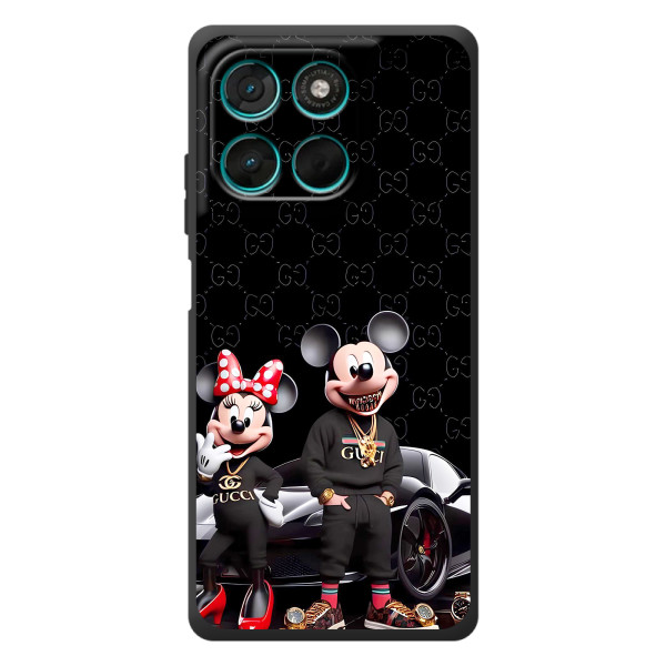 Чехол Disney Mouse Motorola Moto G57 Power (PREMIUMPrint) – Семья Маусов