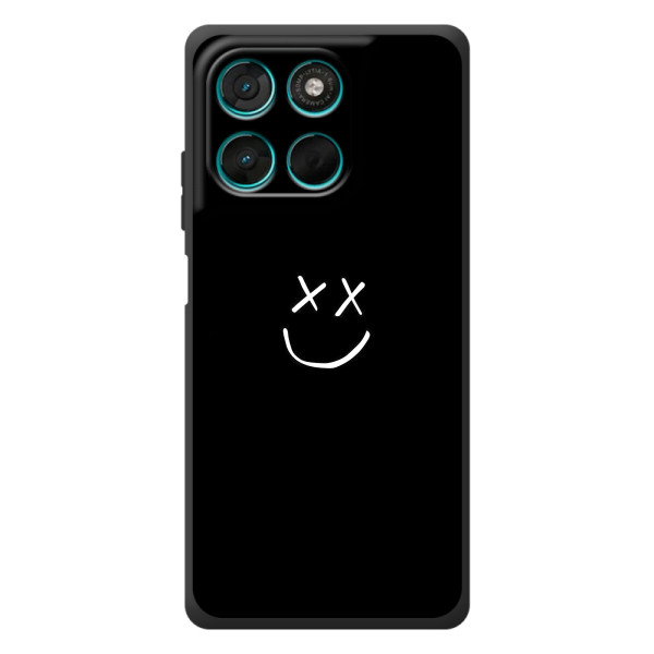 Чехол для Мотельтора Мо́то Г57 Па́вер - (AlphaPrint) с печатью (ТОП продаж) – Смайл