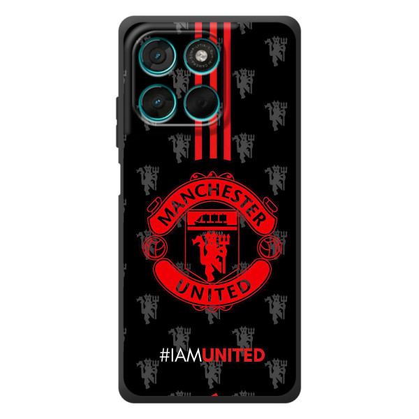 Чехол Манчестер Юнайтед для Мотельтора Мо́то Г57 Па́вер (AlphaPrint) – лого МЮ