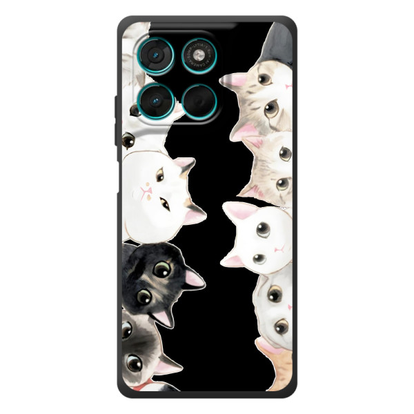 Чехол на Мотельтора Мо́то Г57 Па́вер с Котами (VPrint) – Взгляд котов