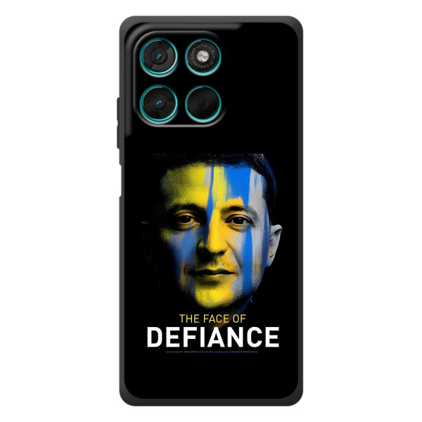 Чехол для Motorola Moto G57 Power (AlphaPrint - с принтом Зеленского) – В. Зеленский