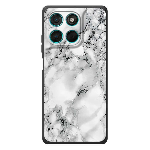 Чехол с текстурой Мрамора на Мотелеа Моти Г57 Пауэр – Белый мрамор