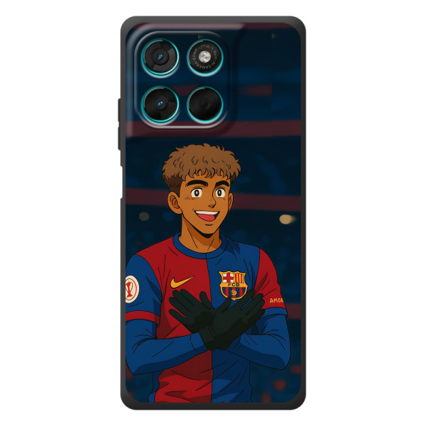 Чехол с футболистом Ламин Ямаль Motorola Moto G57 Power – Футболист Ямал