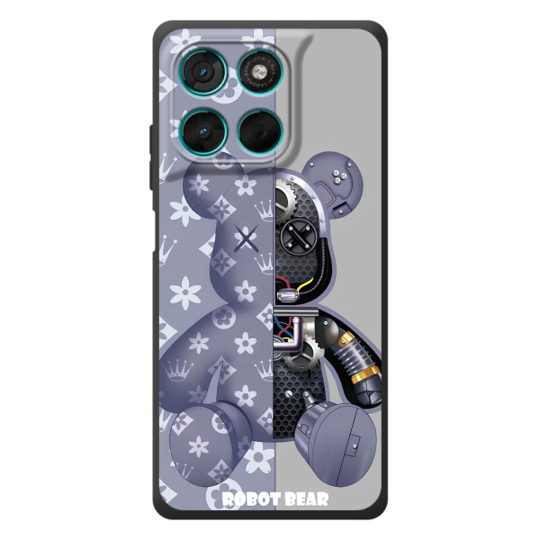 Крутые Чехлы Луи Виттон для Motorola Moto G57 Power (AlphaPrint) – Робот Мишка